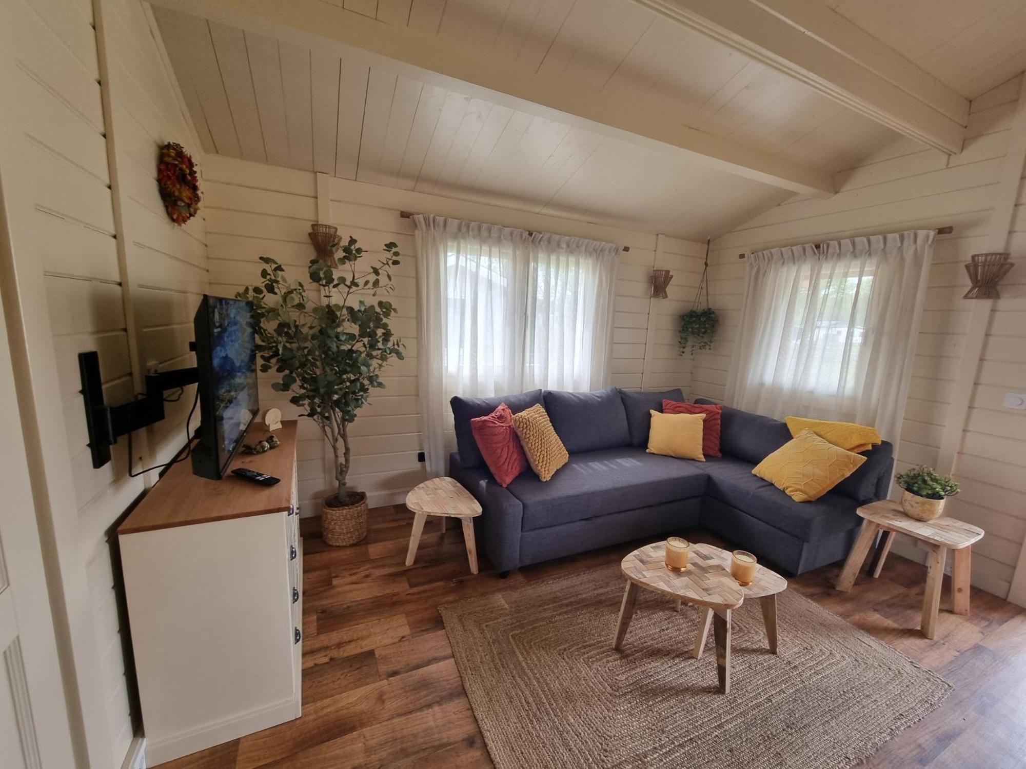 Nieuw - Luxe Blokhut Chalet In Bosrijke Omgeving Анло Екстер'єр фото