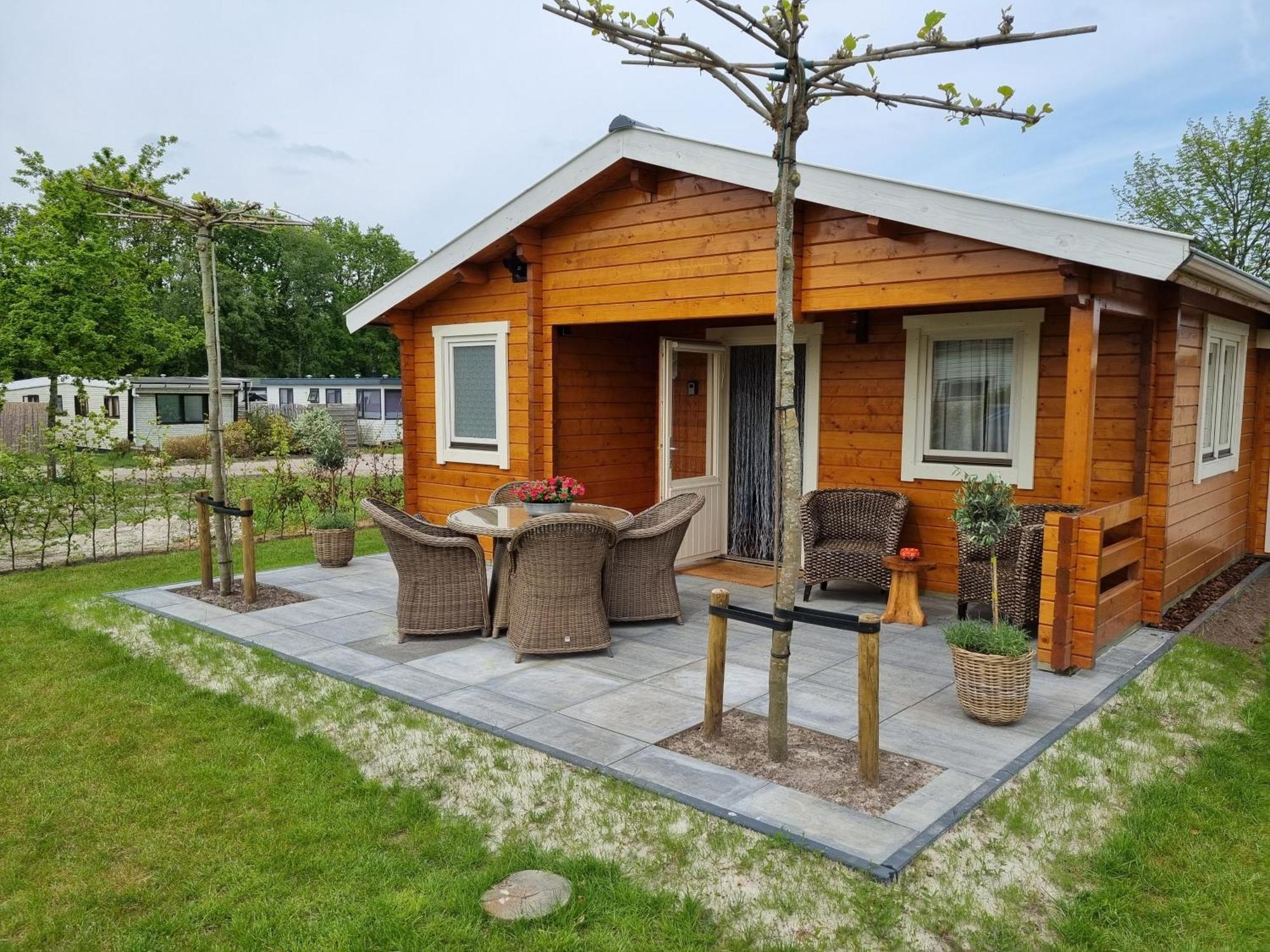 Nieuw - Luxe Blokhut Chalet In Bosrijke Omgeving Анло Екстер'єр фото
